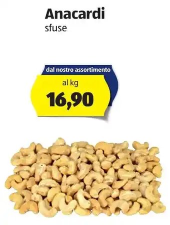 ALDI Anacardi offerta