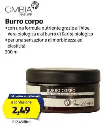 ALDI Burro Corpo 200ml offerta