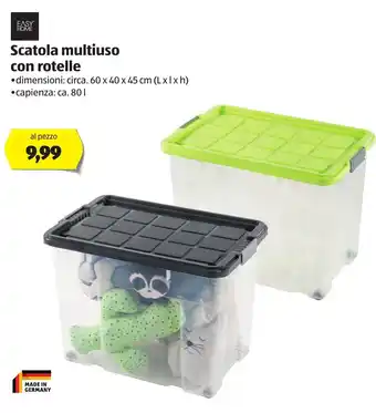 ALDI Scatola Multiuso Con Rotelle offerta