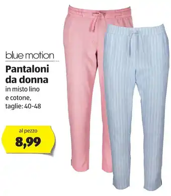 ALDI Blue Motion Pantaloni Da Donna 40-48 offerta