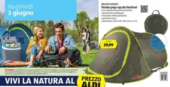 ALDI Tenda Pop-up Da Festival offerta
