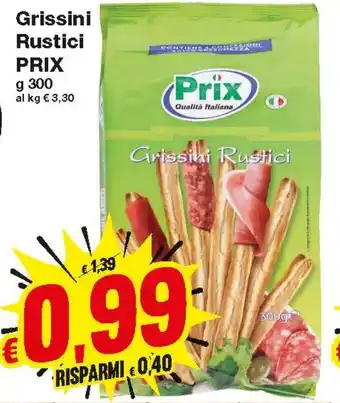 Prix Quality Grissini Rustici Prix 300g offerta