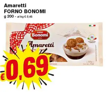 Prix Quality Amaretti Forno Bonomi 200g offerta