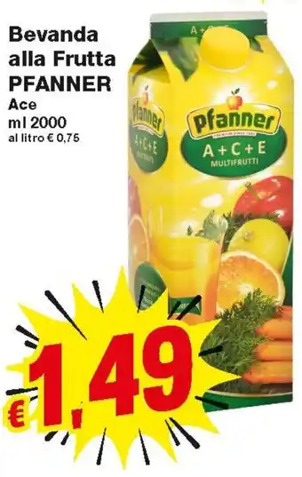 Prix Quality Bevanda Alla Frutta Pfanner 2000ml offerta