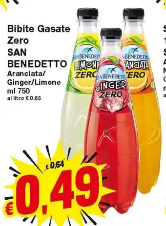 Prix Quality Bibite Gasate Zero San Benedetto 750ml offerta