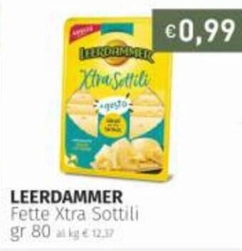 Prezzemolo e Vitale Leerdammer Fette Xtra Sottili 80 gr offerta