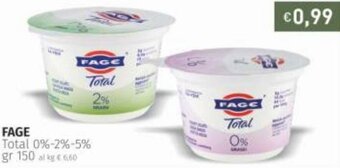 Prezzemolo e Vitale Fage Total 0%-2%-5% 150 gr offerta