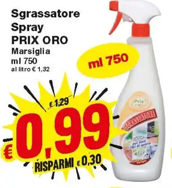 Prix Quality Sgrassatore Spray Prix Oro 750ml offerta