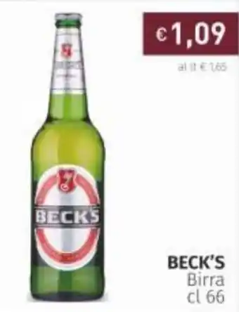 Prezzemolo e Vitale Beck's Birra 66 cl offerta