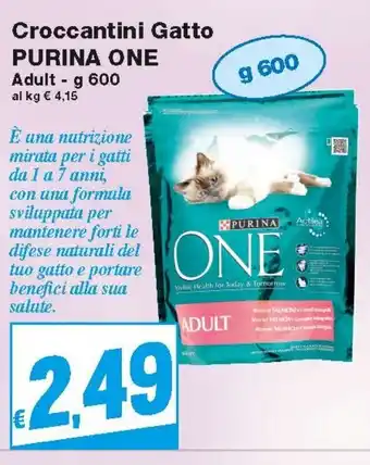 Croccantini Gatto Purina One 600g