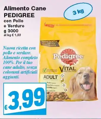 Prix Quality Alimento Cane Pedigree 3000g offerta