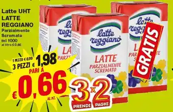 Prix Quality Latte UHT Latte Reggiano 1000ml offerta