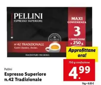 Pellini Espresso Superiore n. 42 Tradizionale 750 g