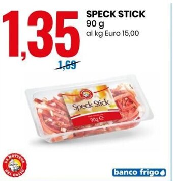 Eurospin La Bottega Del Gusto Speck Stick 90 g offerta