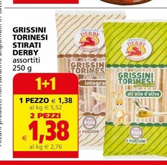 Il Gigante Grissini torinesi stirati derby offerta