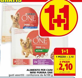 Il Gigante Cibo per cani mini purina one offerta