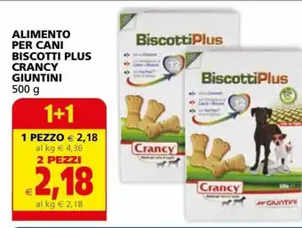 Il Gigante Cibo per cani biscotti plus crancy giuntini offerta