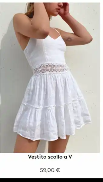 Vestito scolla a v