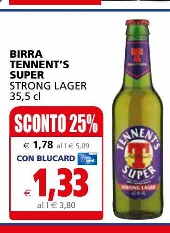 Il Gigante Birra tennent's super offerta