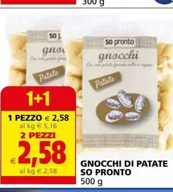 Il Gigante Gnocchi di patate so pronto offerta