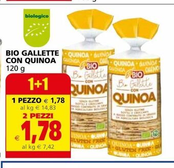 Bio gallette con quinoa