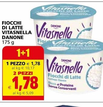 Il Gigante Fiocchi di latte vitasnella danone offerta