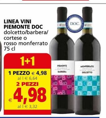 Il Gigante Linea vini piemonte doc offerta