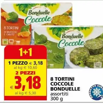 8 tortini coccole bonduelle