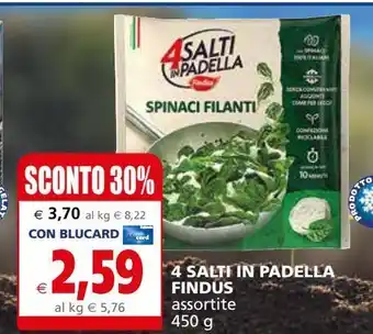 Il Gigante 4 salti in padella findus offerta