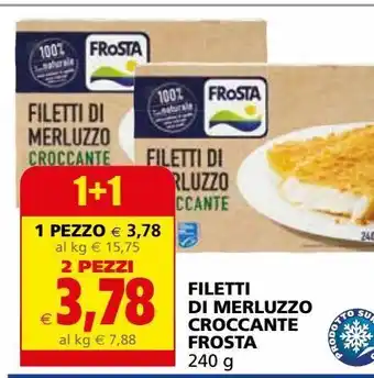 Il Gigante Filetti di merluzzo croccante frosta offerta