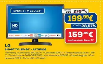 Euronics Lg smart tv led offerta