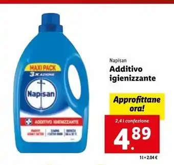 Lidl Additivo igienizzante napisan 2.4 l offerta