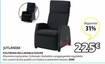 JYSK Poltrona reclinabile dovre offerta