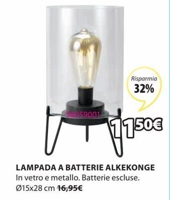 Lampada a batterie alkekonge