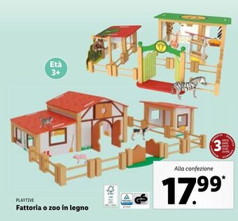 Playtive fattoria o zoo in legno