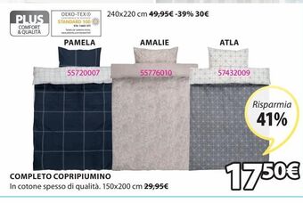 JYSK Completo copripiumino offerta