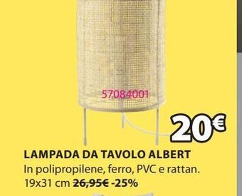 Lampada da tavolo albert