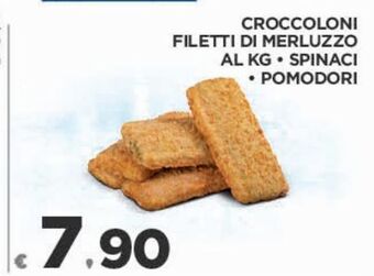 Deco Superfreddo Croccoloni filetti di merluzzo spinaci /pomodori offerta