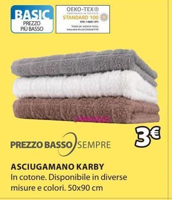 JYSK Asciugamano karby offerta