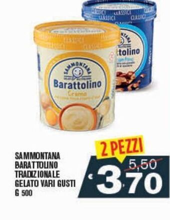 Sammontana barattolino tradizionale gelato vari gusti