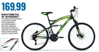 Eurospin MTB XT Erre Full 26" SKX26221DA offerta