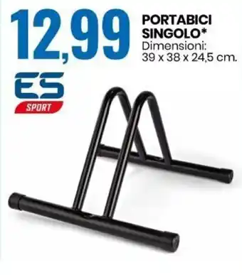 Portabici Singolo 39 x 38 x 24,5 cm