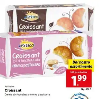 Lidl Nastrecce Croissant 500 g offerta