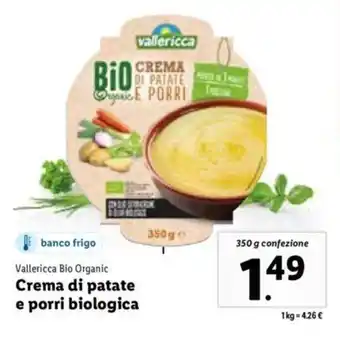 Vallericca Bio Organic Crema di patate e porri biologica 350 g