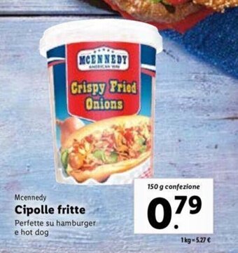 Lidl Mcennedy Cipolle fritte 150 g offerta