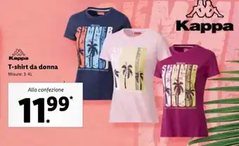 Lidl Kappa T-shirt da donna S-XL offerta
