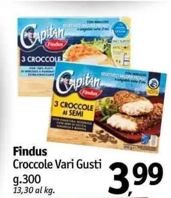 Famila Superstore Findus Croccole Vari Gusti 300 g offerta