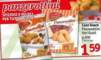 Famila Superstore Casa Snack Panzerottini vari gusti 400 g offerta