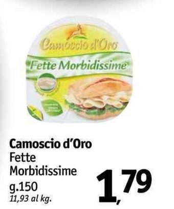 Famila Superstore Camoscio d'Oro Fette Morbidissime 150 g offerta