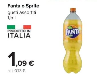 Carrefour Fanta o Sprite 1,5 L offerta